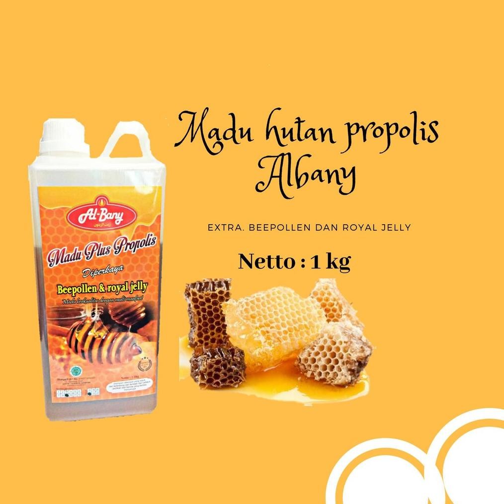 

Madu Mix Plus Propolis Al bany 1kg ( Sistem imun / Kesehatan ) Nugi
