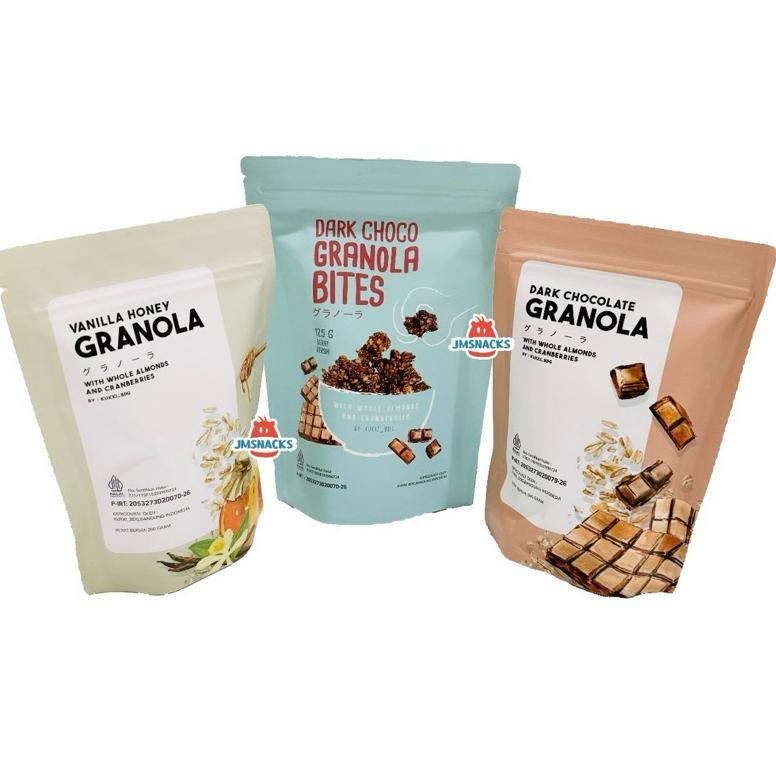 

[PROMO!!] Healthy Granola by Kukki 200gr - cemilan sehat diet nikmat Nugi