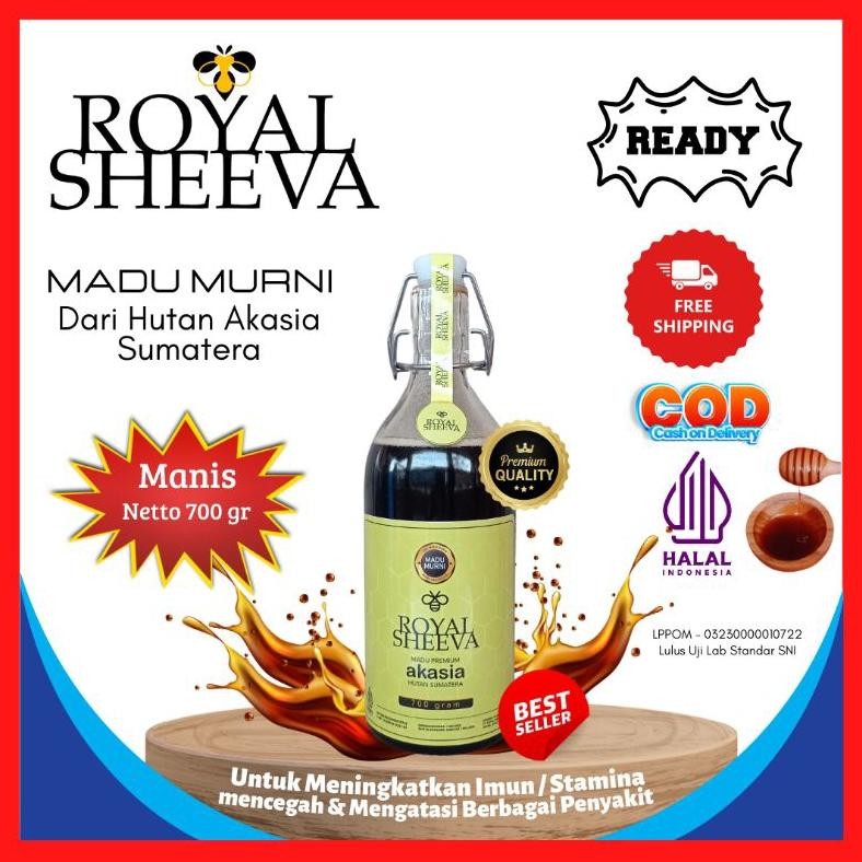 

madu murni asli royal sheeva 100% halal mui dari hutan akasia sumatera Nugi
