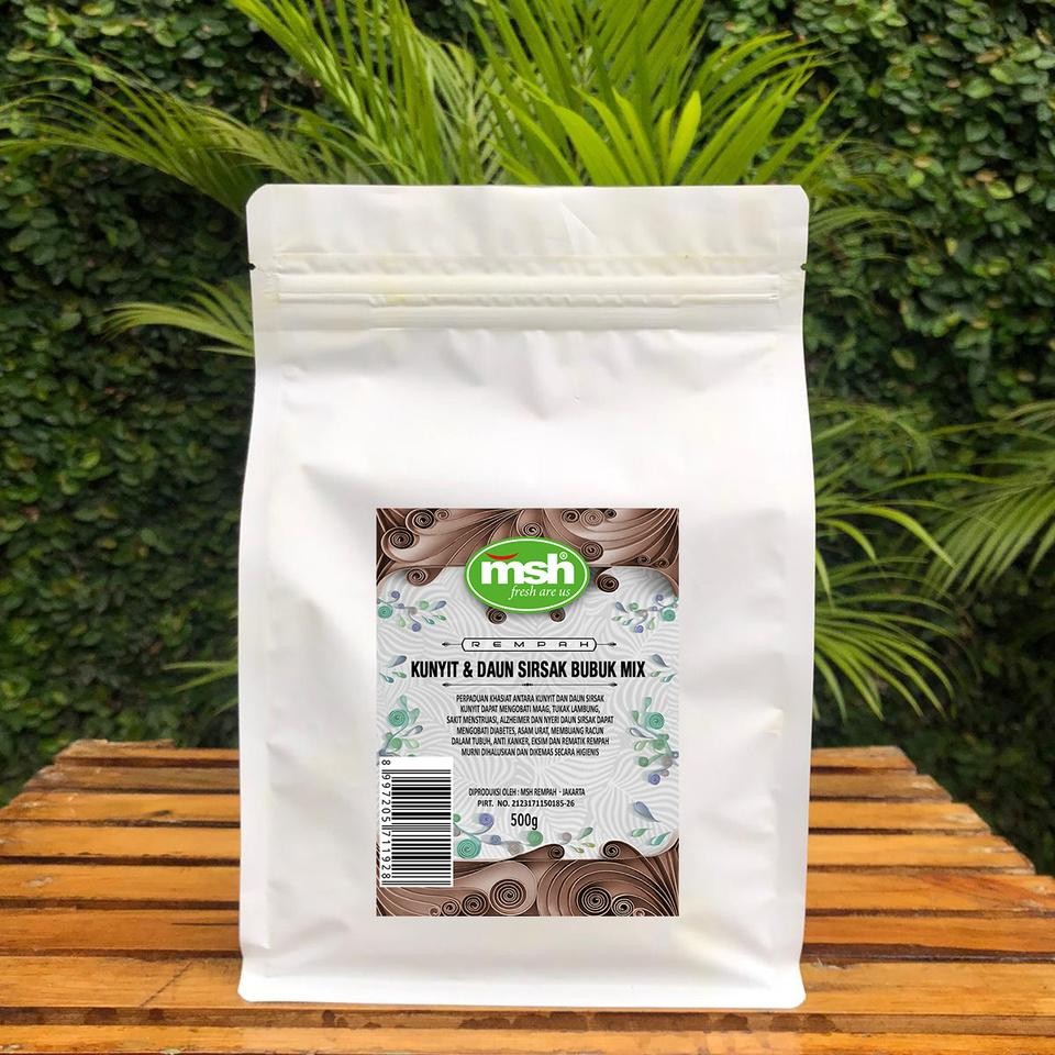 

Msh Kunyit Daun Sirsak Bubuk Mix G