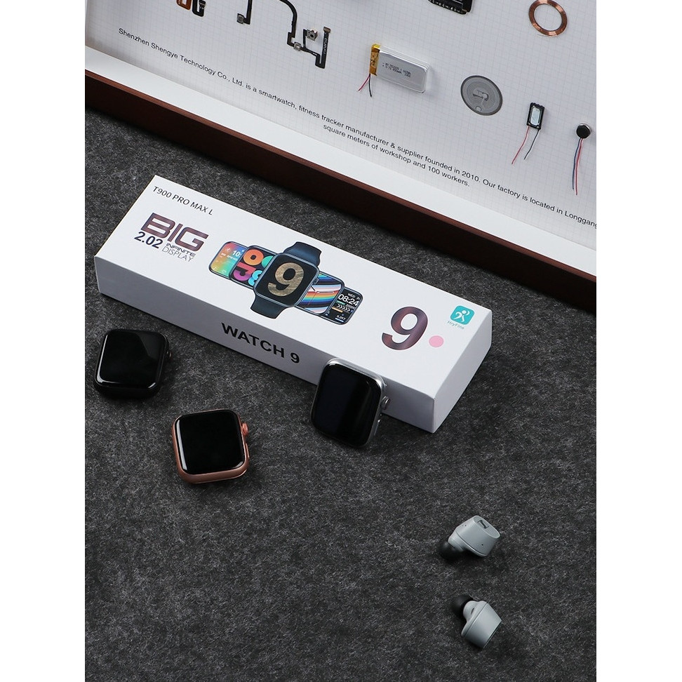 SMARTWATCH ANDROID HIWATCH 9 JAM TANGAN PINTAR ANTI AIR PRIA Wanita WHATSAPP Notifikasi SENSOR