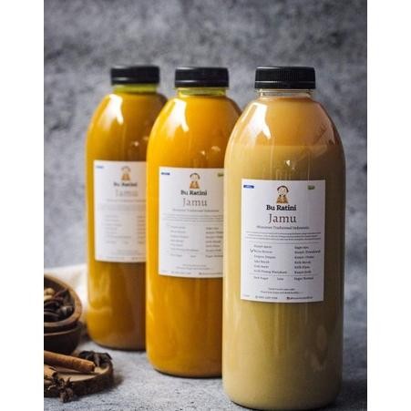 

Paket Jamu Kunyit Asem Beras Kencur Empon2 3 Botol 3Liter