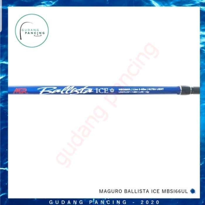 Rod / Joran Pancing Maguro Ballista Ice Mbis66Ul Mbis70Ul 2-6Lb