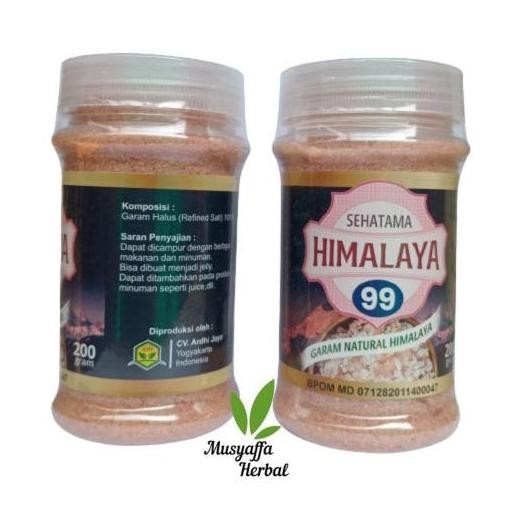 

Garam himalaya natural pink salt organik BPOM Sehatama 200 gr Nugi