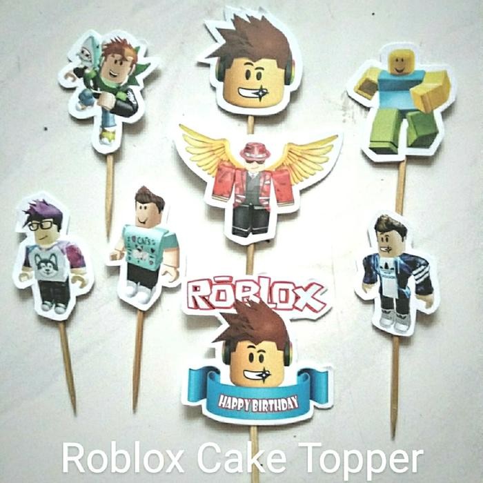 Roblox Cupcake Topper/Topper Cupcake Roblox