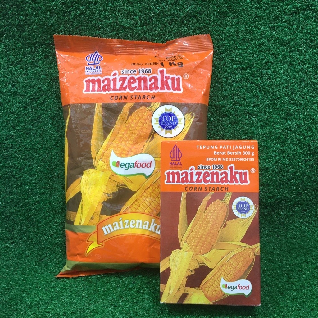 

Maizenaku Tepung Pati Jagung Corn Starch Flour 300gr / 1kg Lokal HALAL
