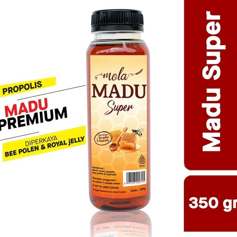 

Mola Madu Super Murni 350 gram | Madu Premium Asli Nugi