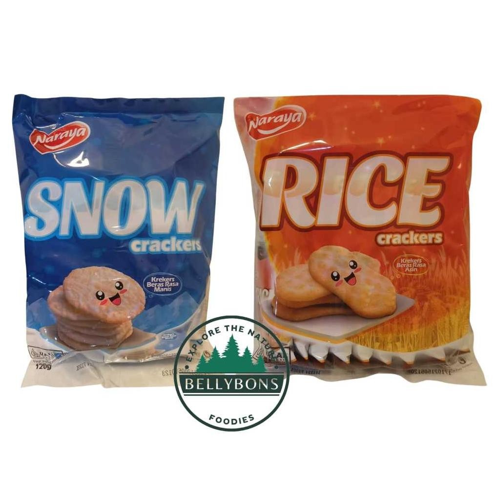 

Naraya Richy Snow Rice Cheese Corn Crackers Kreker Beras 120 gr Nugi