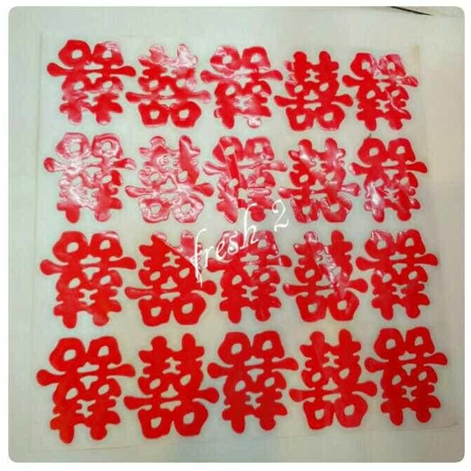 setiker shuangxi.tempelan shuangxi.8Cm