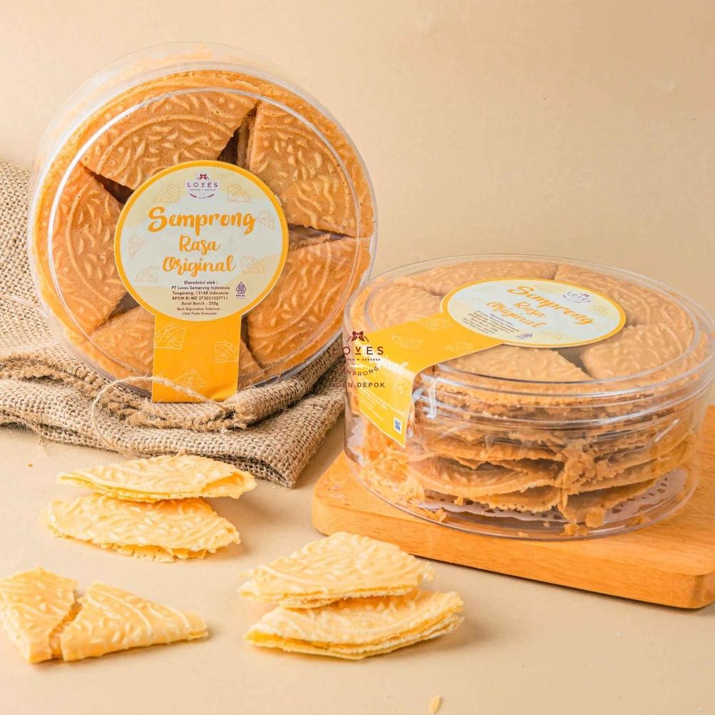 

Loves Semprong Original Kue Semprong Toples Reguler; Enak, Halal & Higienis Nugi