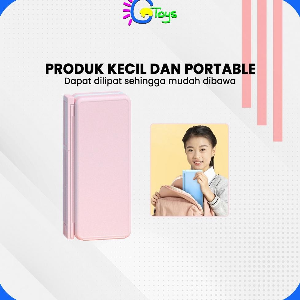 

Nl-8 Cr-A73 Tempat Pensil 2In1 Multifungsi Dengan Tatakan Buku Dan Papan Tulis Praktis / Kotak Pensil Lipat Tempat Penyimpanan Alat Tulis Anak Sekolah / Pencil Case Book Holder Import Nl-8