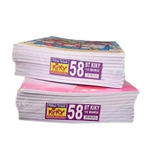 

(10Buku) Buku Tulis Kiky Okey 58 Lembar / Buku Tulis Anak Sekolah