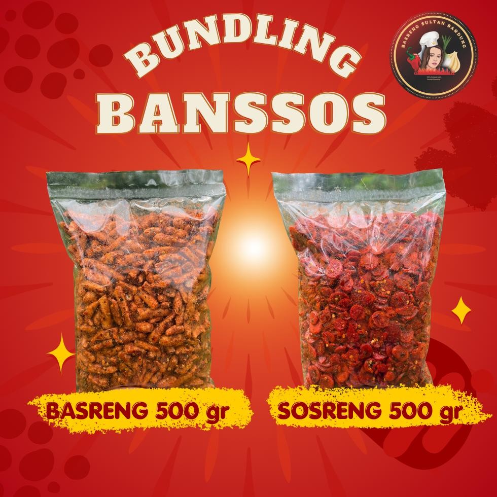 

BUNDLING BANSSOS - BASRENG PEDAS DJ 500GR + SOSRENG 500GR Nugi
