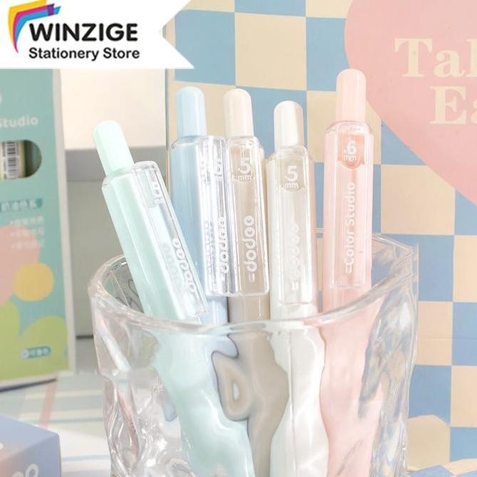 

Winzige 16 Colors Pulpen Gel 0.5Mm Pena Mekanik Lucu Warna Warni Aesthetic Gel Pens Hitam Morandi Cream Dopamine Color Journal Marker Pen Alat Tulis Stationery Plastik