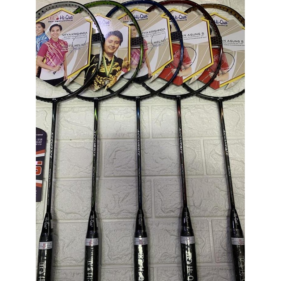 Raket Badminton Hiqua Hi-Qua Acce Slash 500/600/700/800/900 Ori