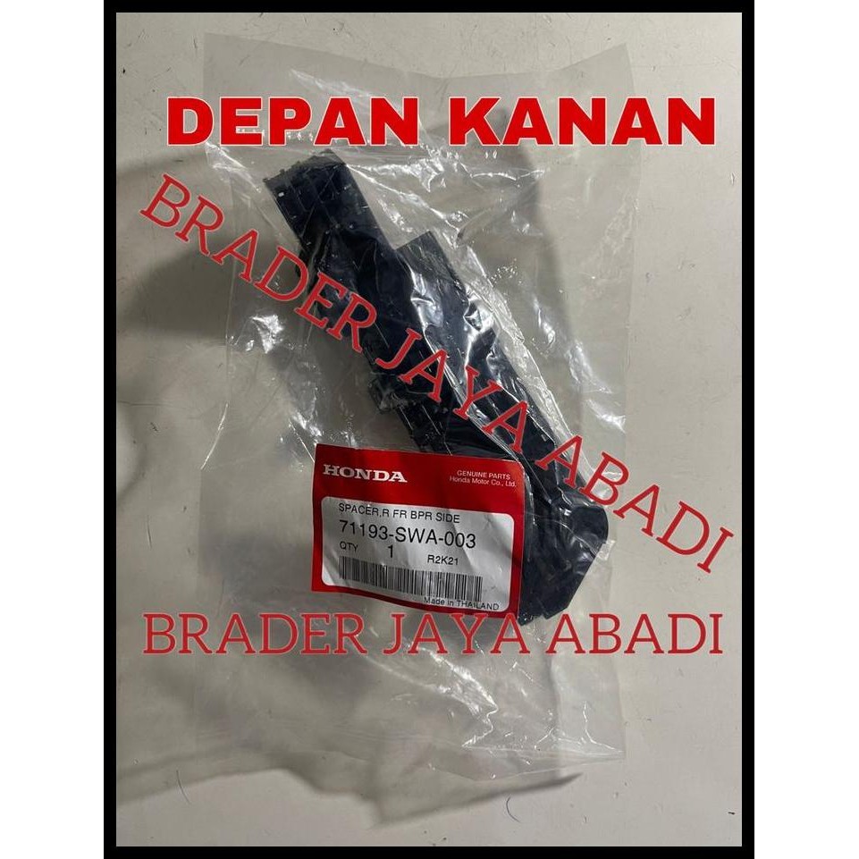TERBARU DUDUKAN BREKET BRACKET SPACER BEMPER BUMPER DEPAN KIRI KANAN CRV GEN 3 