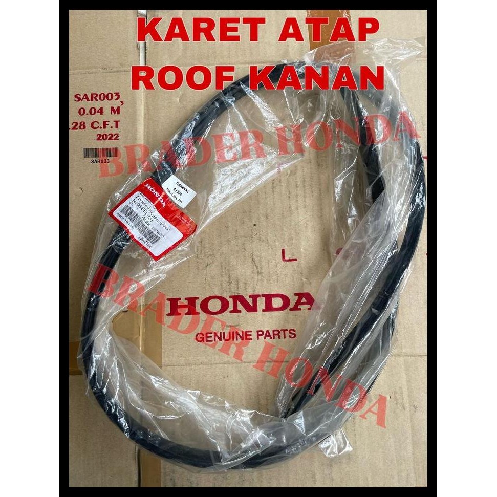 TERBARU KARET LIST ROOF MOLDING ATAP ATAS SUB SEAL CITY GD8 IDSI VTEC 2003 2004 2005 2006 2007 2008 