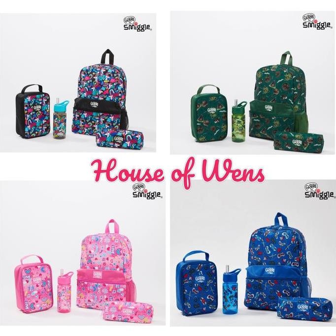 Smiggle Giggle By Smiggle Set Original - Paket Tas Smiggle