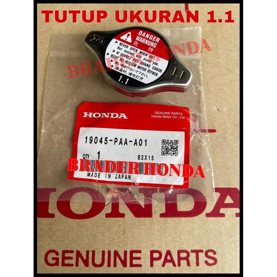 TERMURAH TUTUP COVER CAP UKURAN 1.1 RADIATOR MOBILIO BRIO FREED STREAM JAZZ GE8 GK5 CITY PESONA Z GM