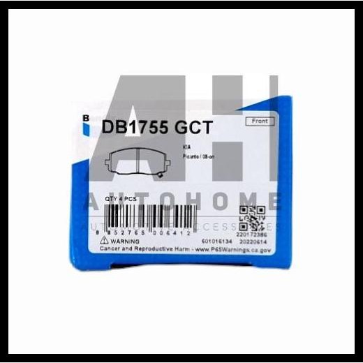 GRATIS ONGKIR KAMPAS REM DEPAN KIA PICANTO 2004-2010 - BENDIX BRAKE PAD DB1755