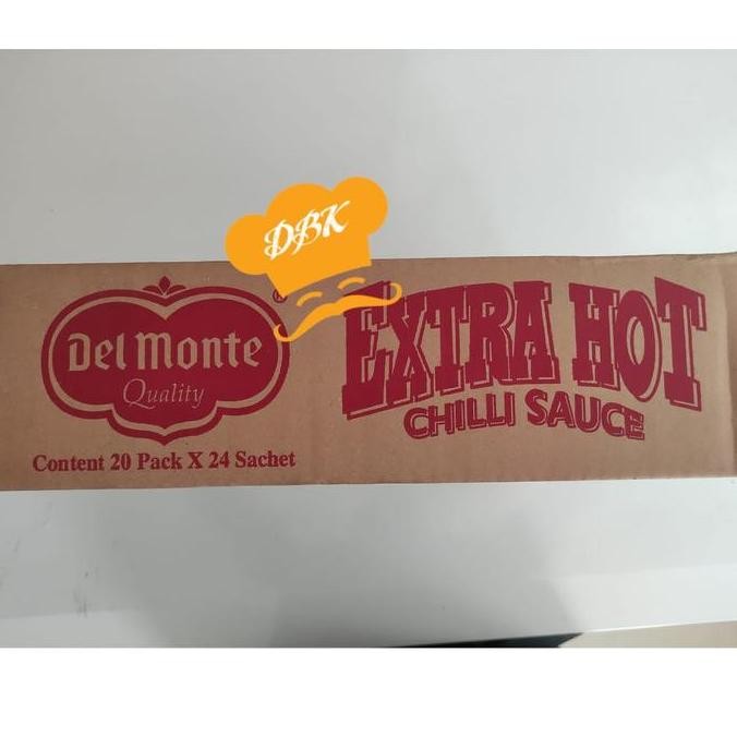 

Delmonte sambal sachet per dus 20pack sambel sachet only