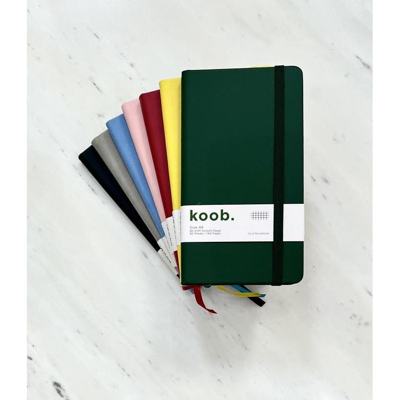 

A621 Koob. Hardcover Notebook A6+ Buku Tulis Kotak Grid Jurnal Diary