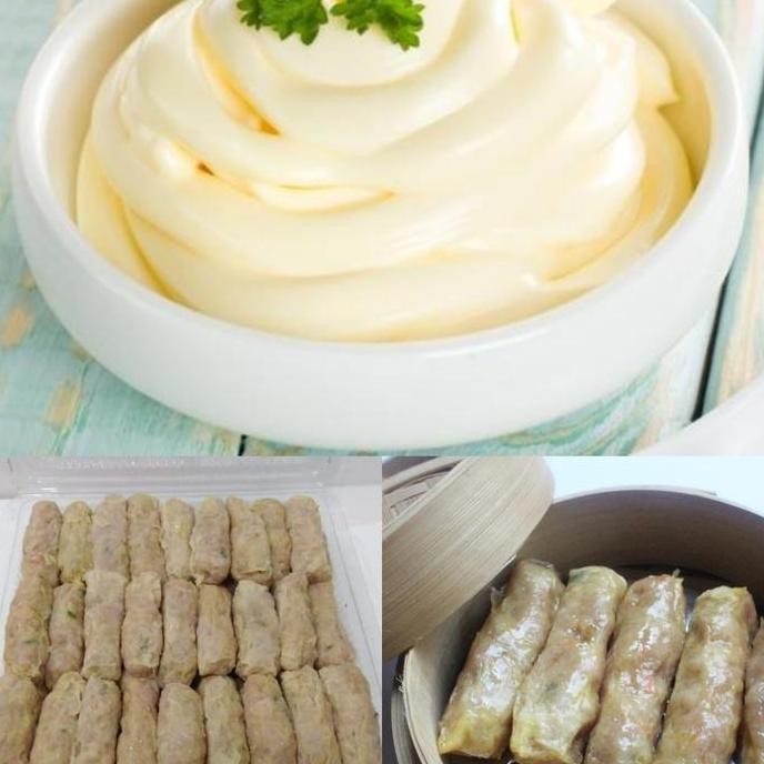 

lumpia ayam mayonaise frozen halal nikmat saos sambal dimsum