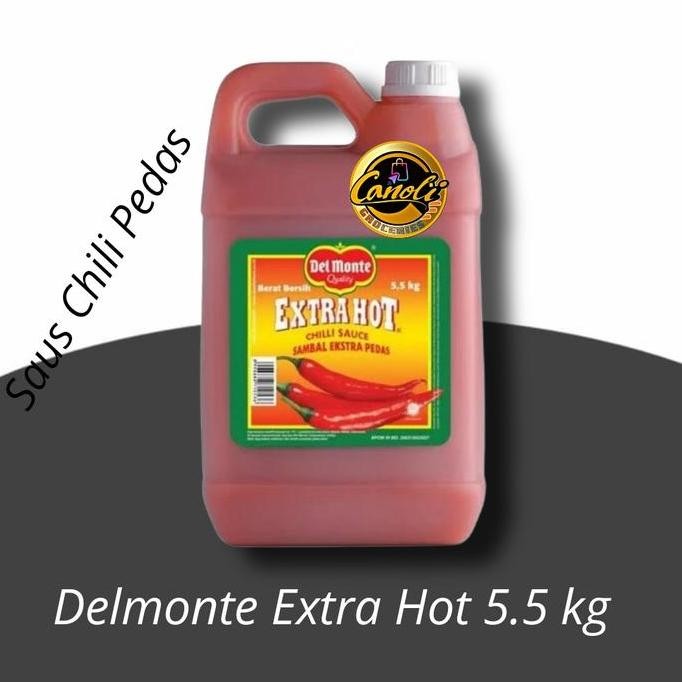 

delmonte extra hot 55 kg jerigen sambal pedas