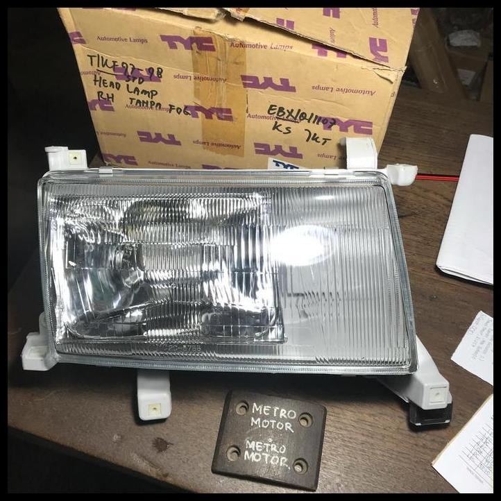 DISKON HEADLAMP TOYOTA KIJANG KAPSUL 1997-1999 TANPA FOGLAMP LAMPU KABUT 
