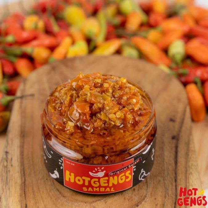 

Sambal Hotgengs - Sambal Bawang ORIGINAL SEJATI Sambel Pedas Siap Saji