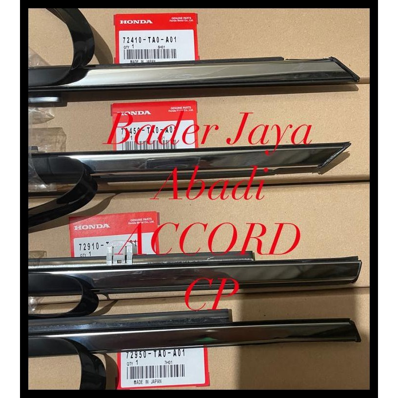 HOT DEAL LIST PELIPIT KACA LUAR MOLDING KARET PINTU ACCORD S84 VTI VTIL S87 1998 1999 2000 2001 2002