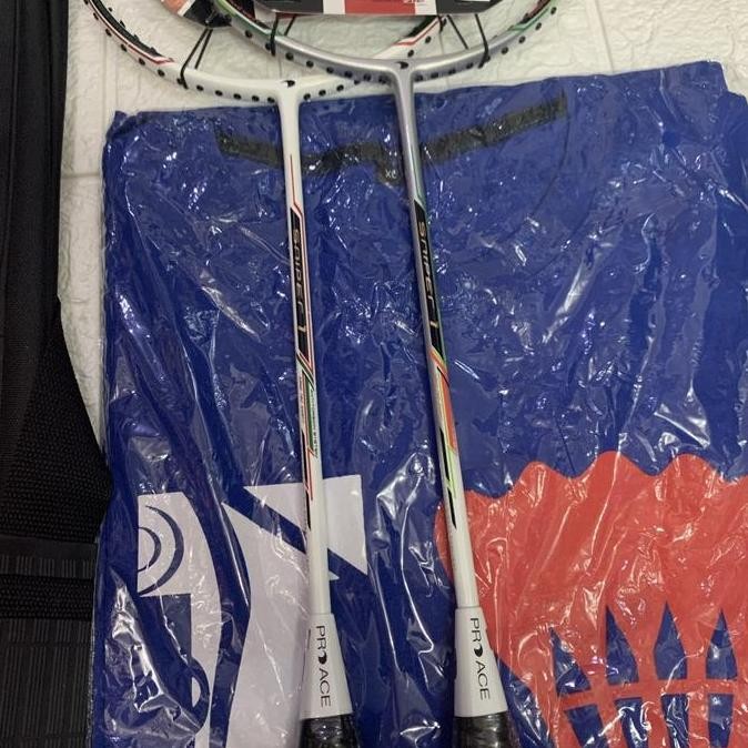 Raket Badminton Pro Ace 1 Komplit Set +Tas Original