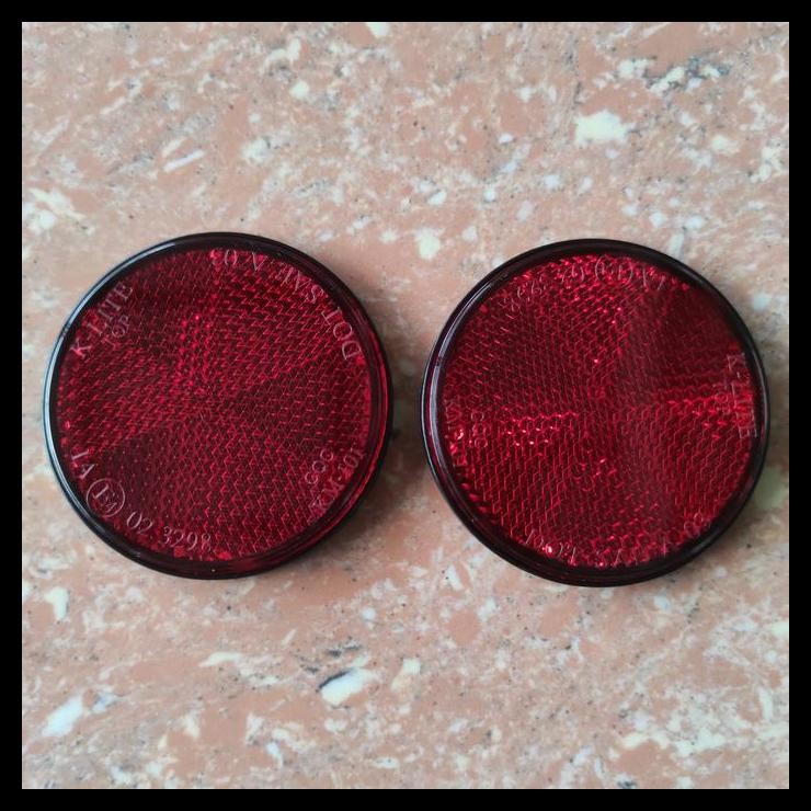 TERBARU EMBLEM STIKER REFLEKTOR MOBIL UNIVERSAL MATA KUCING 