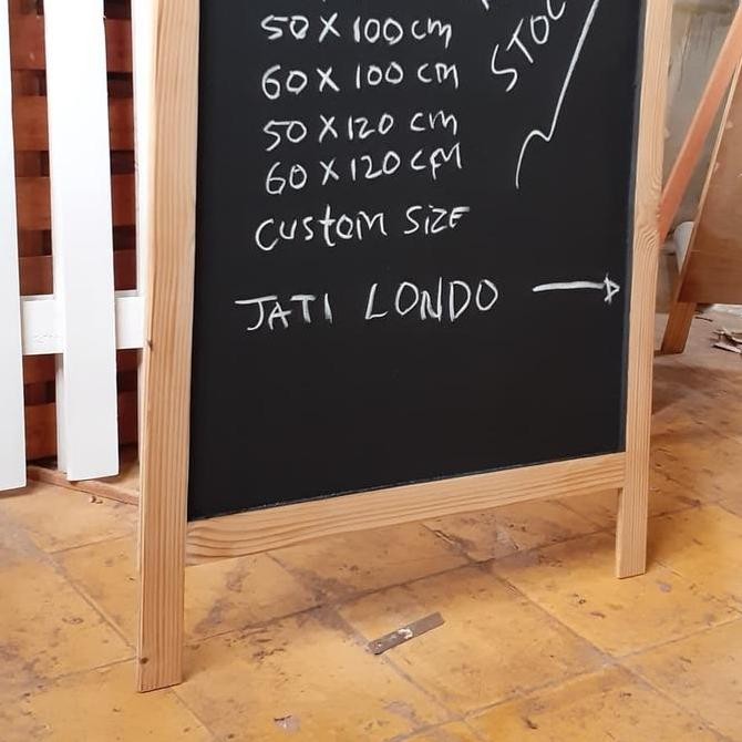 

Stok Sj Blackboard Papan Tulis Stand Size 40X60Cm Papan Tulis Ka Jati Londo