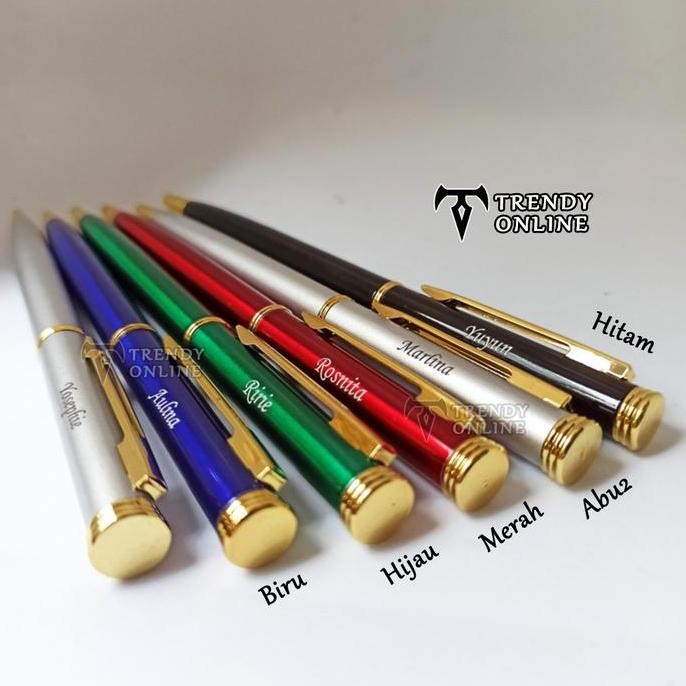 

Pulpen Stainless Dengan Kotak, Free Grafir Cetak Nama, Pen Paku Medium