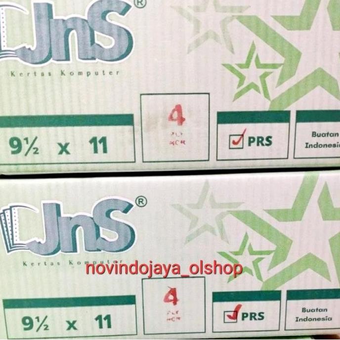 

CONTINUOUS FORM JNS 4PLY 9.5 X 11 INCH TERMURAH