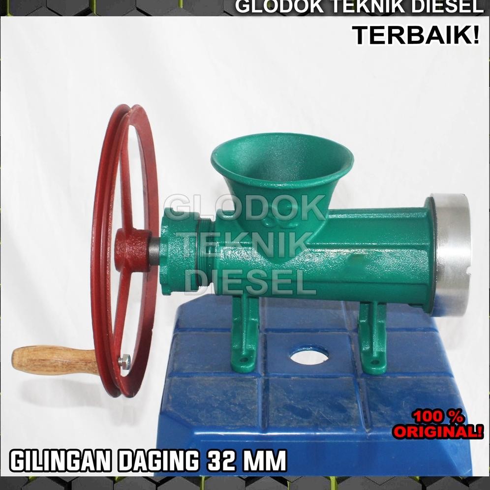 GILINGAN DAGING MANUAL 32 Mesin Gilingan Daging No 32 Stainless Roll Meat Mincer 32 MM Mesin Giling 