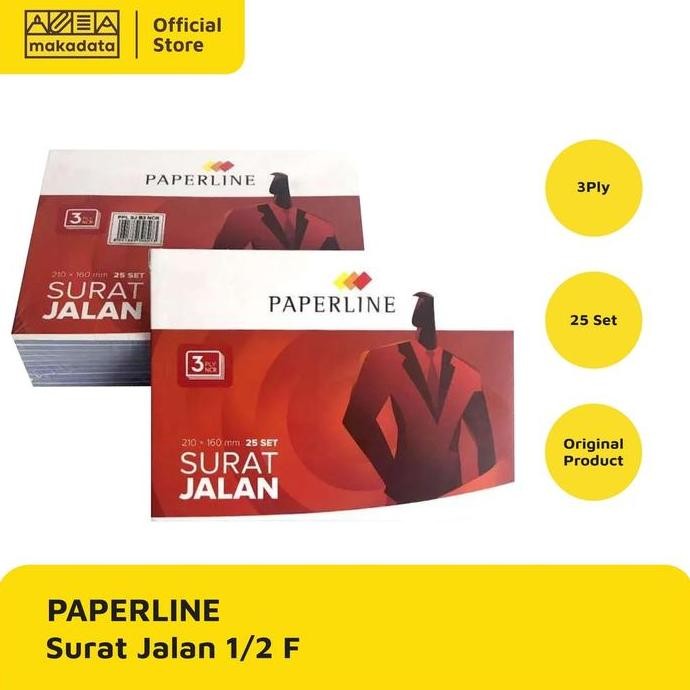 

TERMURAH - SURAT JALAN PAPERLINE 3PLY MURAH (10 PCS) MURAH