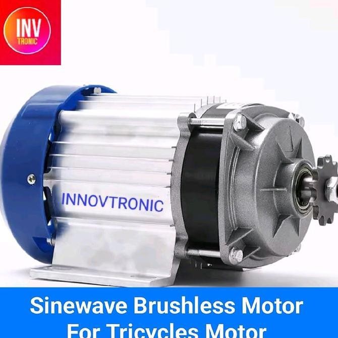Bldc Dinamo Motor Listrik 24V 36V 48V 500W Sinewave Brushless Motor For Tricycles Sepeda Roda Tiga