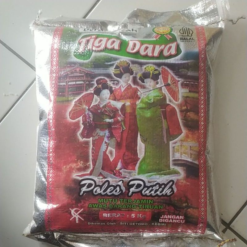 

Tiga dara 5kg beras medium