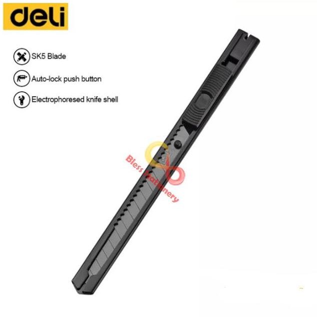 

Cutter Hitam Deli Pisau Baja Sk5 Cutter Keras Cuter Black Cutting Knife