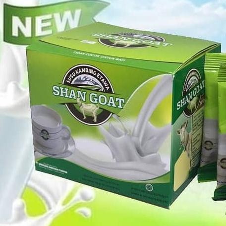 

Susu Kambing Etawa Bubuk Shan Goat Semua Rasa Box Nugi