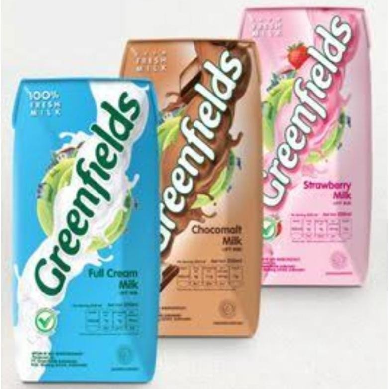 

Greenfields uht 200ml isi 32pcs bisa mix rasa Nugi