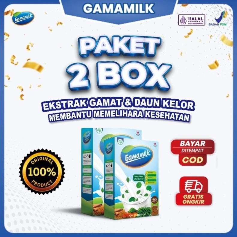 

GAMAMILK 2 BOX - SUSU ETAWA Plus Ekstrak Gamat Nugi