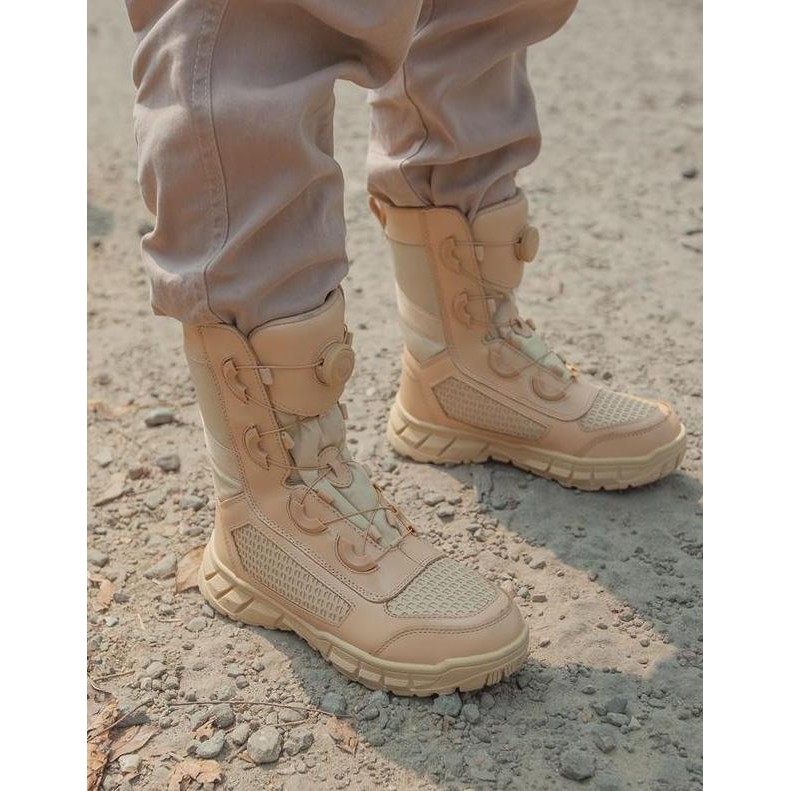 Sepatu Tactical Rafale Bee 8In Cream Lacing System Sepatu Pdl Taliputar Ter Sepatu Pdl Tni Polri Boo