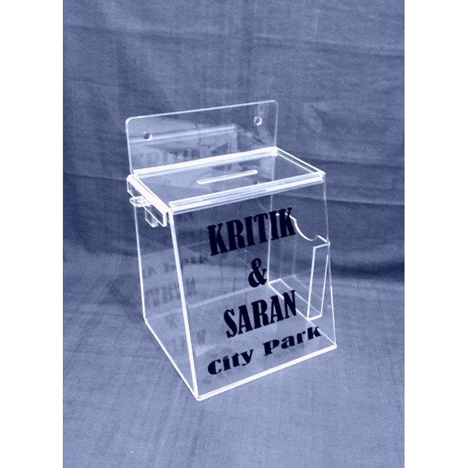

Acrylic kotakAkrilik kotak saran/kritik&saran Keren Nugi