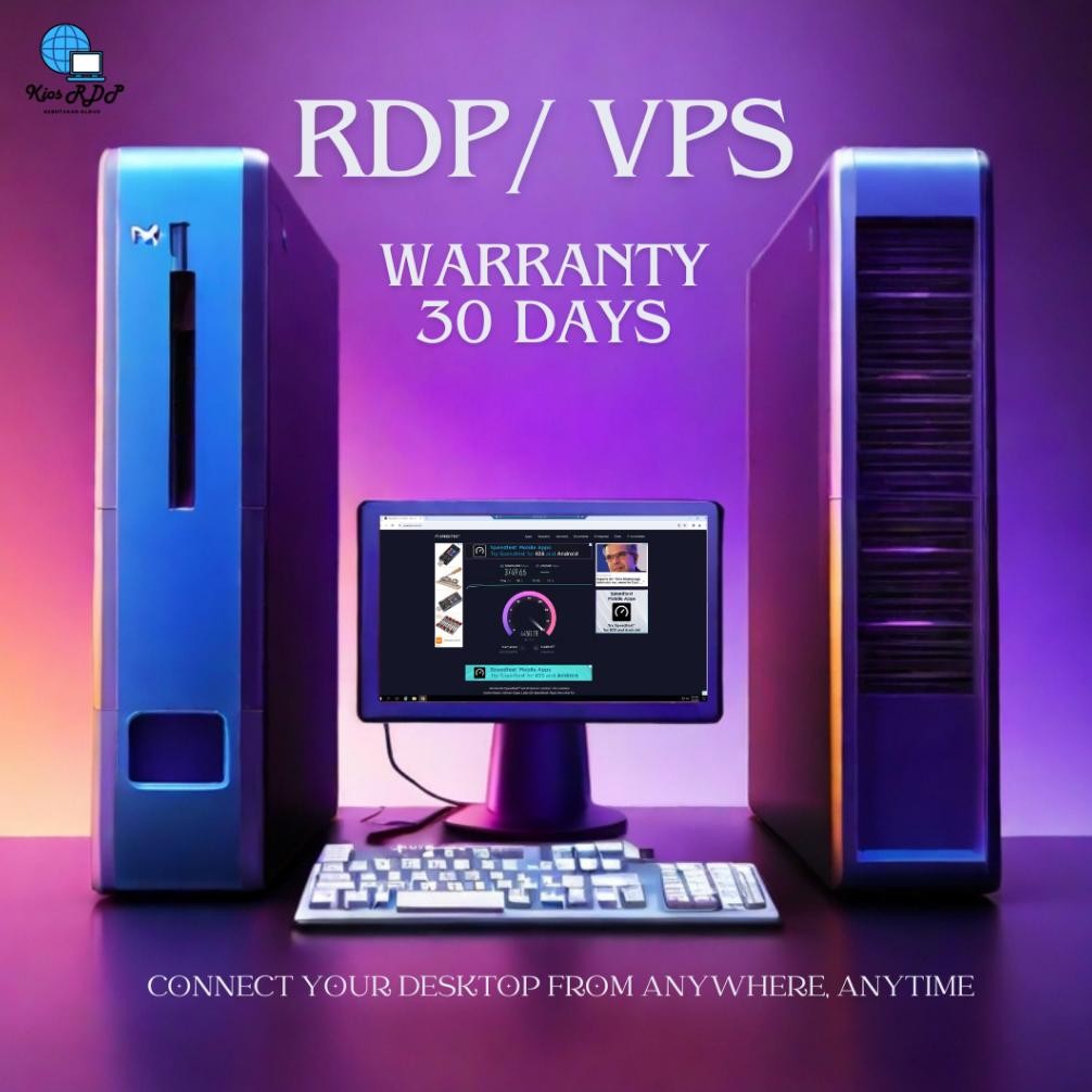RDP / VPS Windows Linux Full Admin Garansi Full 30 Hari Nugi