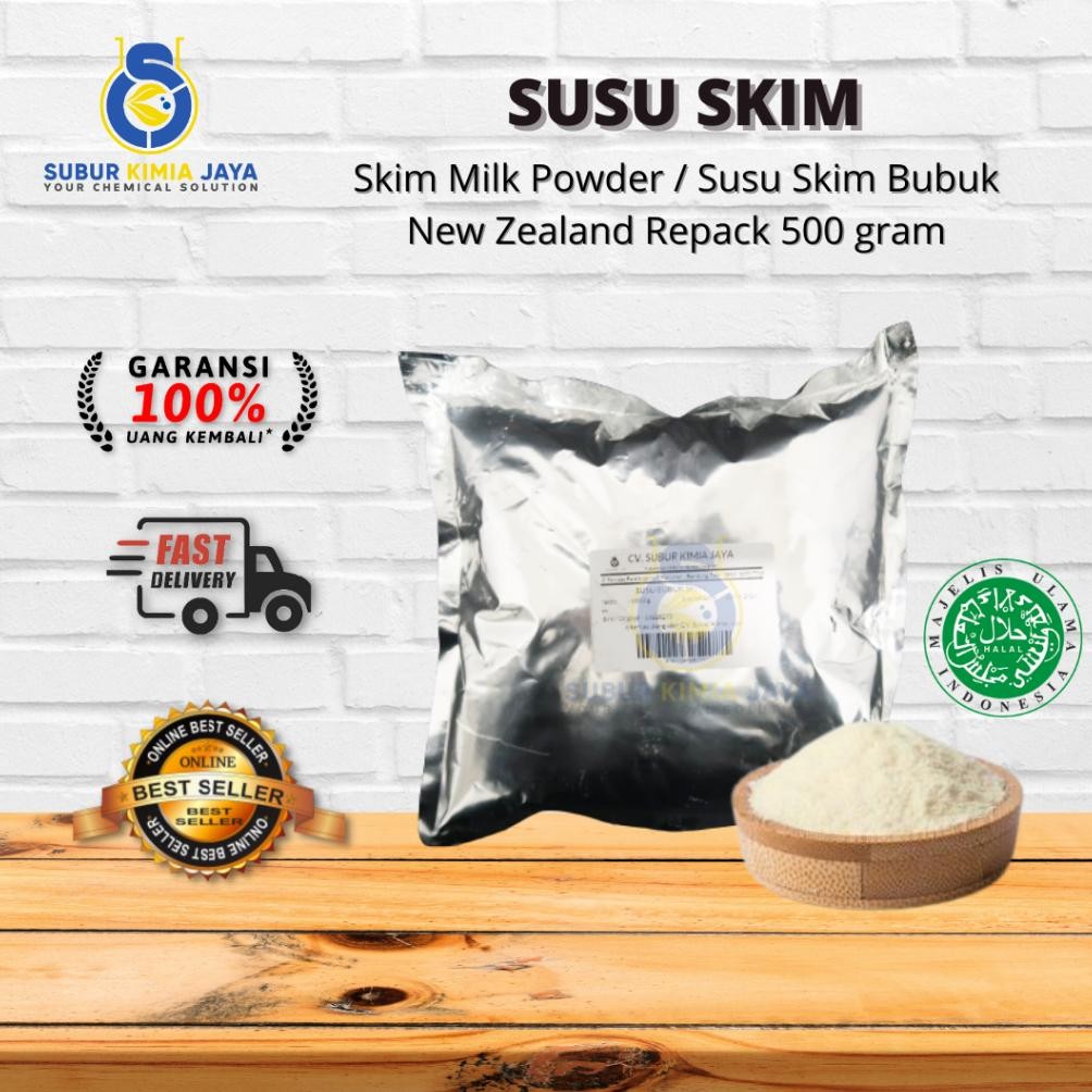 

Skim Milk / Susu Powder Newzealand / Susu Skim Bubuk 500 GR Nugi