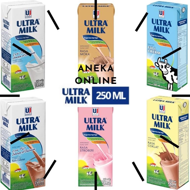 

Ultra Milk Susu UHT 250ml x 24 Pcs (1 Karton) Nugi