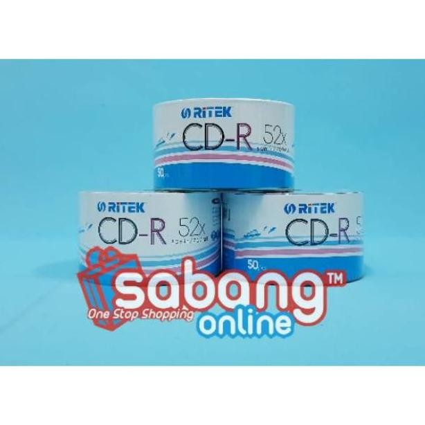 CD-R RITEX 1 BOX ISI 50 PCS Nugi